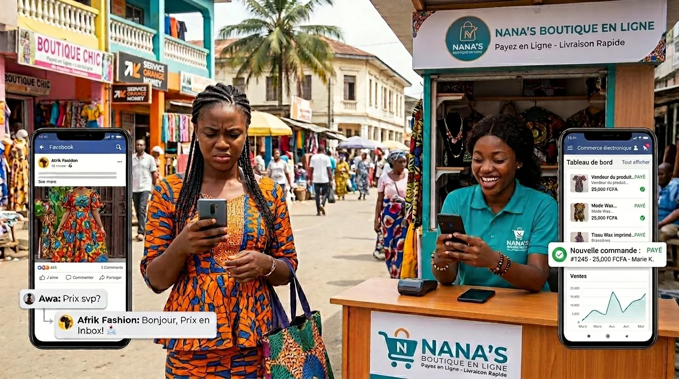 Image de couverture : Pourquoi dire "Prix en Inbox" détruit vos ventes au Cameroun (et l'alternative)